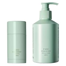 Corpus No Green Plant-Based Deodorant + Natural Body Wash Bundle | Vegan, Cruelty-Free, Non-Toxic, Made in The USA