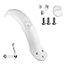 SUNJULY Parafango Posteriore, 1 Pezzo di Ricambio per Scooter Elettrico Xiaomi M365 Ultra Semplice con Gancio, Bianco, Pack of 1X