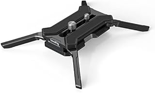 SMALLRIG Quick Release Plate for Arca-Type, Max. Load 44.1lb/ 20kg, Foldable Quadruped Support for Camera Lenses Within 5.9inch/ 15cm, Anti-Twist and Non-Slip Design - 3913