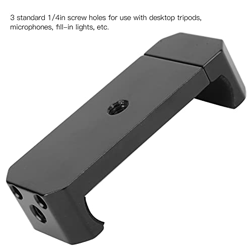 Soporte para teléfono celular ajustable de metal que evita caídas en trípodes 7