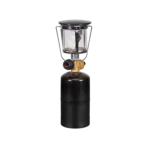 Stansport Compact Single Mantle Propane Lantern (172), Black