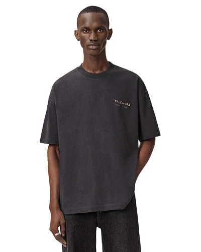 Image of AllSaints Men's Underground Oversized Short Sleeve Crew Neck Shirt
