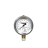 250-64-FF Tri-Axle Liquid-Filled Exterior Analog Axle Load Scale - for Single Height Control Valve Air Suspensions