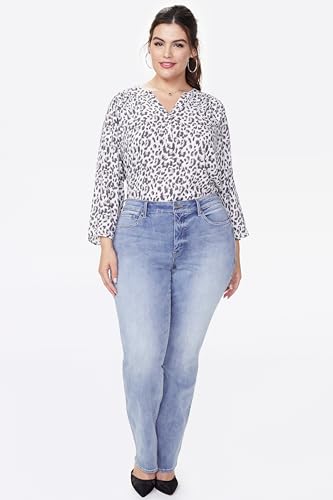NYDJ Women's Plus Size Marilyn Straight Leg Jeans2