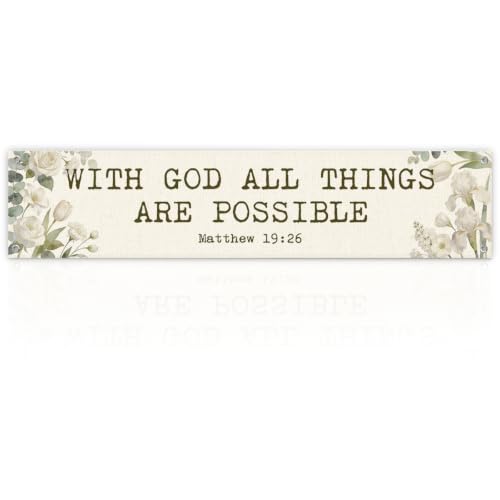 Christian Hanging Porch Sign