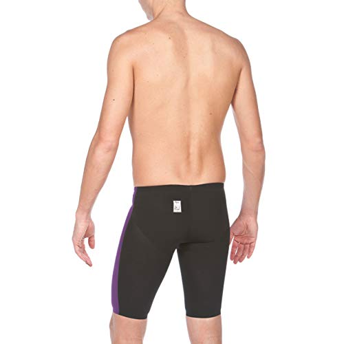 Arena Men\'s Powerskin Carbon Air Swim Jammer, Plum/Fluo Yellow, 32 - Thumbnail 3