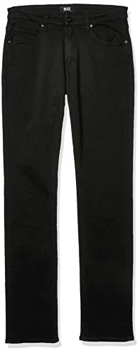 PAIGE Men's Tall Size Normandie Extra Long Slim Straight-Fit Jean in Black Shadow3