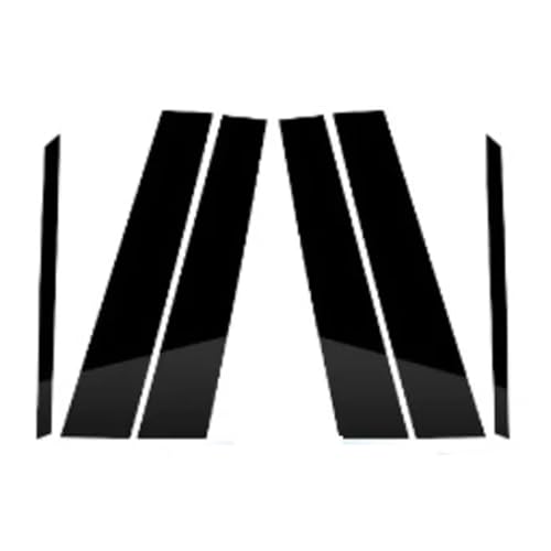 Adhesivo negro para pilares y embellecedor de ventana compatible con BMW Serie 7 E38 1995-2001