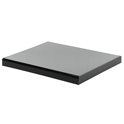 HUBERT Display Riser Modular Black Acrylic Riser - 12"L x 9 3/4"W x 1"H