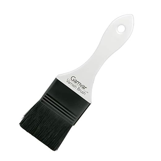 Gamblin Gamvar Varnish Brush 50mm - Professional Paint Brush for Acrylic Varnish Oil Gesso Polyurethane and More! Vegan-Friendly Synthetic Bristles Ideal for Varnishing Interior and Exterior Projects