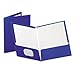 Produktbild Oxford : High Gloss Laminated Paperboard Folder, 100-Sheet Capacity, Blue -:- Sold as 2 Packs of - 25 - / - Total of 50 Each by Oxford