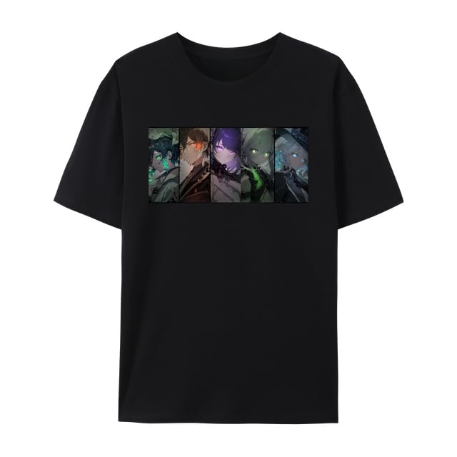QingyeeGenshin Impact Character Graphic Short Sleeve T-Shirt