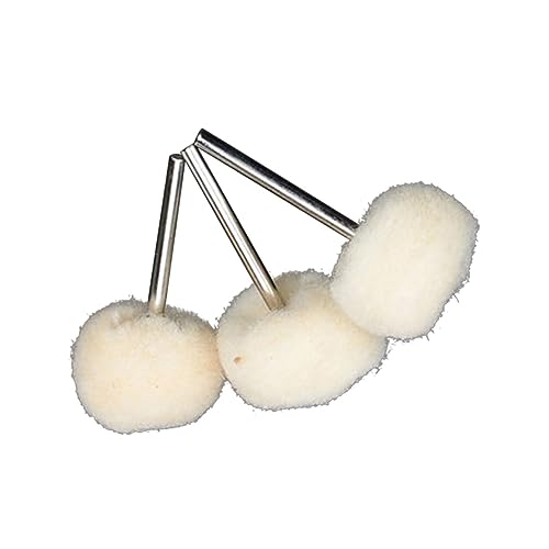 Luxshiny Jewelry Making Kit 20 Wool Polishing Heads Brush Shank for Polishing Wheel