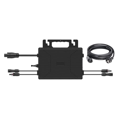 Inversor Solar para Balcón TM-Li800M, 800W, 4 MPPT, IP67 Impermeable, 96% Eficiencia, Monitoreo WiFi