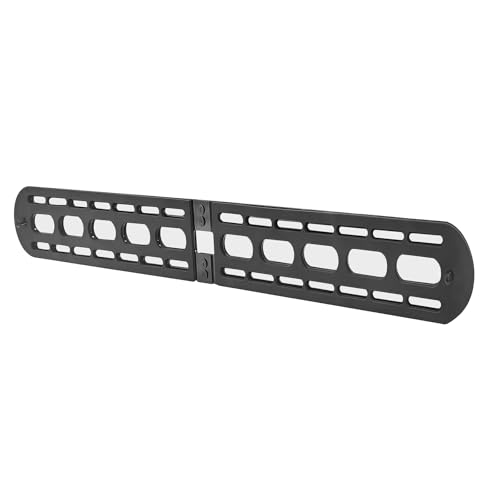 Cinihi Heavy-Duty Soundbar Wall Mount for Sonos Playbar Space Saving Wall Mount Bracket Durable Metal Mounting Bracket for Sonos Playbar Mount Under or Above TV with Reducing Foam Pads