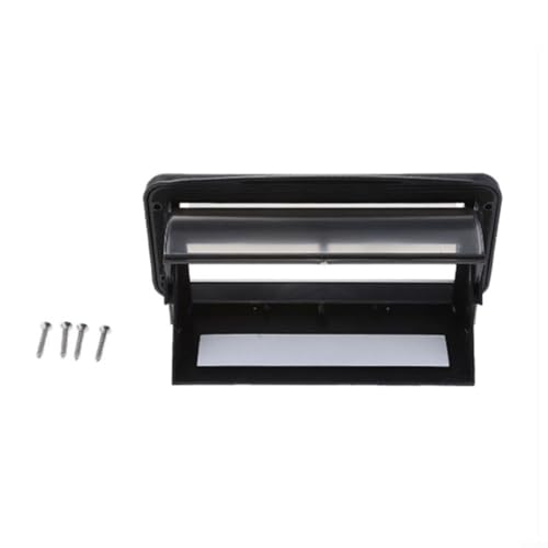 Alanmoship - Alanmoship Marine eingebettete Stereo-Abdeckung, spritzwassergeschützter Schutzschild für Schiff, Wohnwagen, Wohnmobil, Yacht mit einfachem Zugang, UV-beständiges Gehäuse, klares Sichtfeld