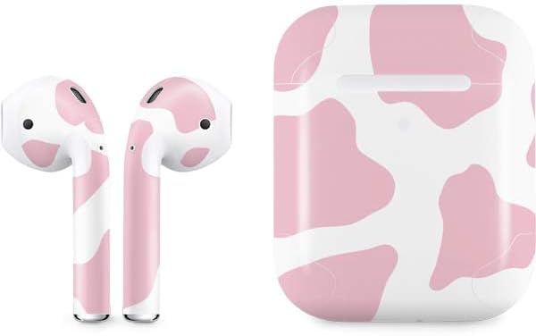Skinit Decal Audio Skin Compatible with Apple AirPods 2 - Cow Design