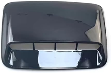 Hood Scoops Universal Car Hood Vent Decorative Air Flow Intake Bonnet Scoop Cover Exterior Accessories Compatible with BMW(Black2) image 2