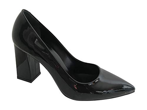Escarpins Grace en cuir noir parfaits pour vos journées de bureau et vos soirées de gala