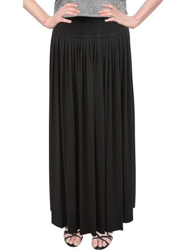 Baby'O Women's Original Biz Style Ankle Length Long Stretch Knit Skirt3