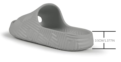 Image of Weweya Slides for Women and Men - Bathroom Shower Shoes - Non Slip House Slippers - Lightweight Beach Sandals