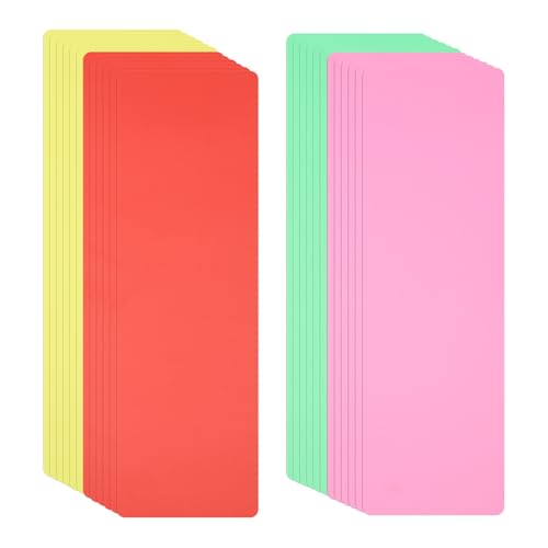 Intercalaires en plastique jaune rouge vert rose avec onglet pour tiroir de rangement