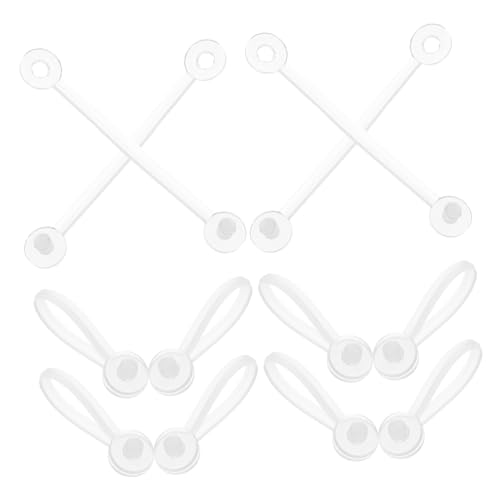 PRETYZOOM 2000pcs Clothing Tag Holders PVC Lanyard Accessories for Retail Tag Display