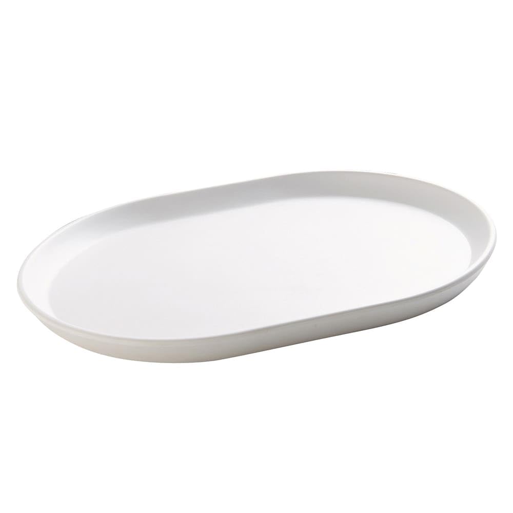 White Platter by CAL-MIL – 14.00x11.25x1.00, Melamine, White, Model 22018-15