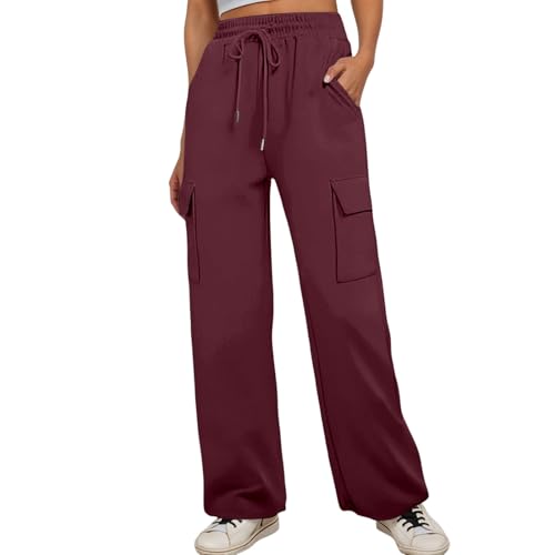 Pantalon de loisirs femme taille haute pour yoga et entraînement