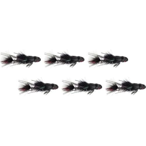 Montana Fly Company Galloup's Dungeon - Black #2 (1/2 DOZ)