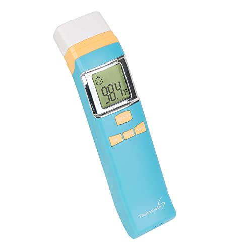 HuBDIC No-Touch Forehead Thermometer, Digital Infrared Thermometer for Adults and Kids, Baby Thermometer with Fever Alarm Fast and Accurate,Ideal for Whole Family (Blue)