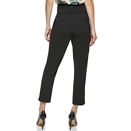 DKNY Womens Paperbag Waist Pant3