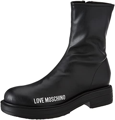 Love Moschino Damen St.ttod.city40 Pu Stretch Stiefelette, Schwarz, 41 EU Cover