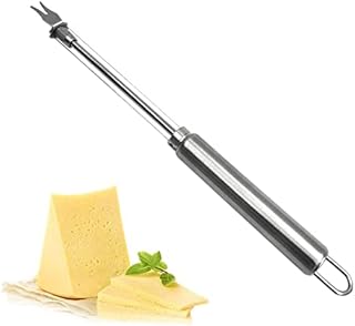 LizCeyMD Stainless Steel Wire Cheese Slicer Handheld Butter Cheese Slicer Adjustable Thickness Cheese Slicer for Soft Semi Hard Hard Cheeses Kitchen Cooking Tool Slice Tool
