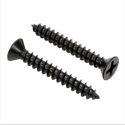 Bolt Dropper No. 8 x 2'' Black Screws, Xylan Coated...