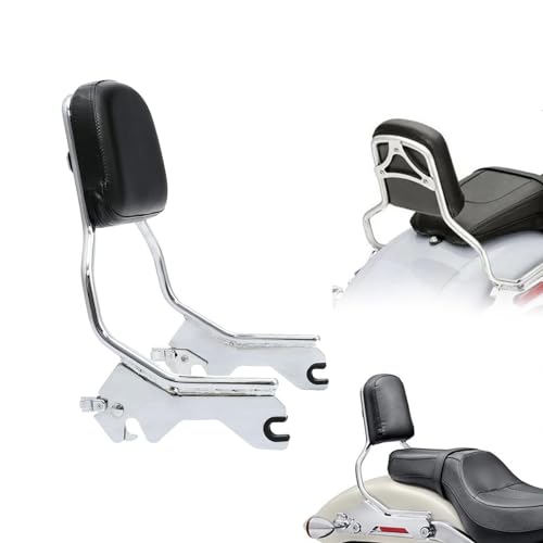 Sissy bar chromé de qualité supérieure avec dossier droit pour Harley Softail
