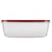 Rubbermaid 071691405382 food, 2 pack, clear with red lid
