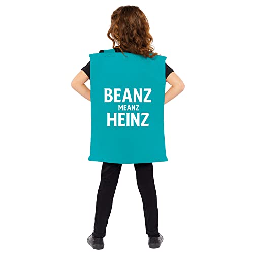 Childs Heinz Tinned Beanz Fancy Dress Beans Costume Kids Boys Girls Tomato Sauce (3-7 Years), Multicoloured, Size: 3-7 Years - Image 2