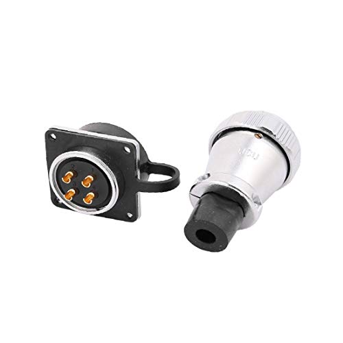 Conector de Aviación XA28 AC500V 25A 4 Terminales miniatura 2