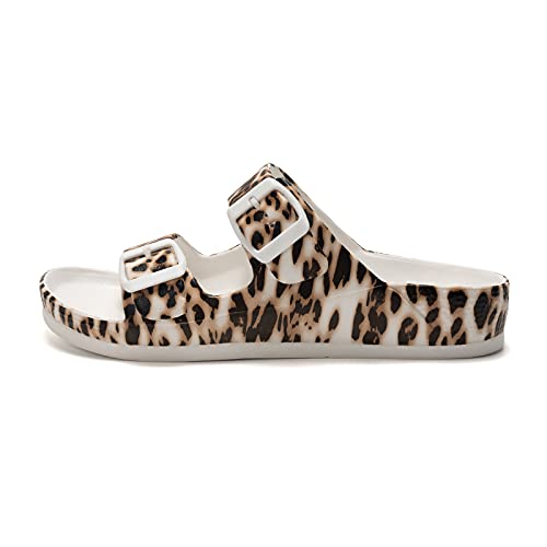 Funkymonkey Eva Flip Flops Waterproof Adjustable Thong Sandals For Mens And Womens (7 M Us, Leopard Printing) #TOP1