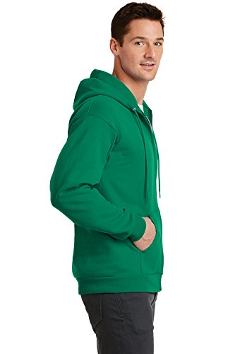 Port & Company - Core Fleece Full-Zip Hooded Sweatshirt M Kelly3