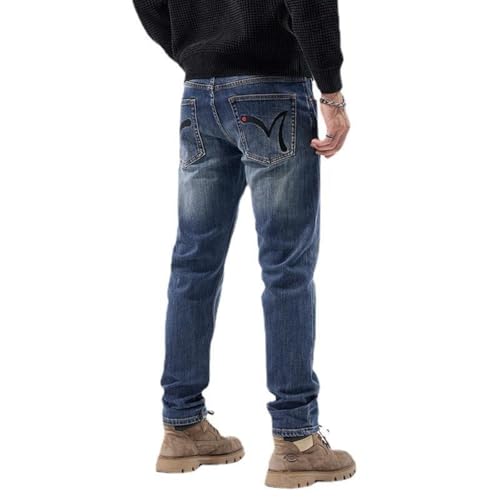 Jeans Pants Trousers Denim Spring and Autumn Men's Slim Fit Classic Long4