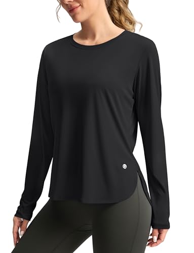 Women's Sun Shirts UPF 50+ Long Sleeve UV Protection Shirt Lightweight Quick Dry Workout Hiking Tops...
