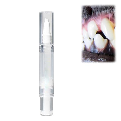 XoeLLe Dientes Perro Limpieza, Cepillo Dientes Perro, Pasta Dientes Perro, Pet Toothbrush Pen Pluma de Limpieza de Dientes Perros Gatos Cepillo Dientes Perro Pequeño Mejora el mal aliento
