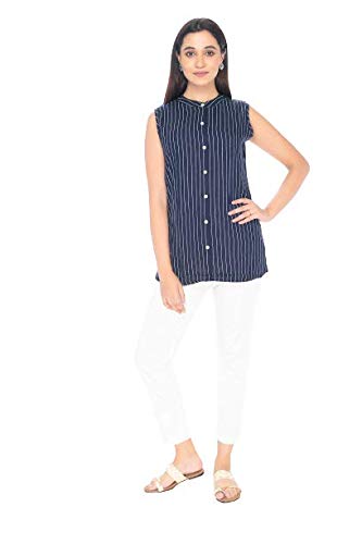 Vastra FabWomen top Blue