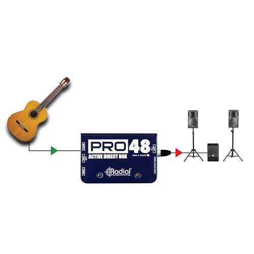 Image of Radial Pro 48-48V active direct box w /extra headroom in compact enclosure