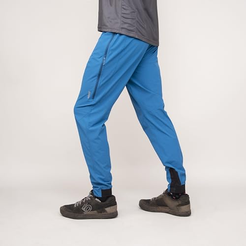 Alpkit Floe Trouser - Softshell Full Length Breathable 4-Way Stretch Mountain Bike Trousers (UK, Alpha, XXL, Regular, Long, Reef) - Image 2