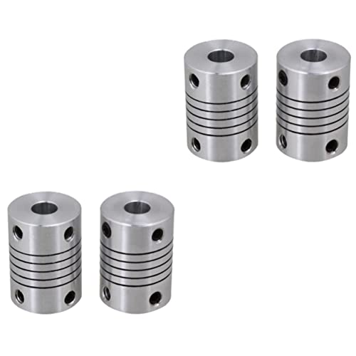ULTECHNOVO 2pcs Flexible Shaft Couplings Stainless Steel Joint Connector for Printer Parts Accessories Flexible Coupling