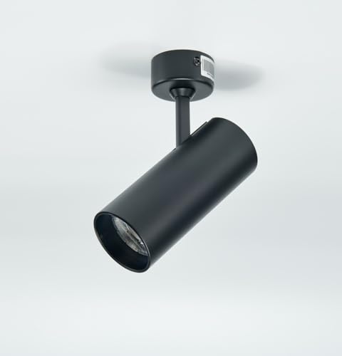 MLUX Foco RETAIL Orientable | 20W | CRI>90 | Blanco y Negro Negro Negro 3000K | Luz Calida