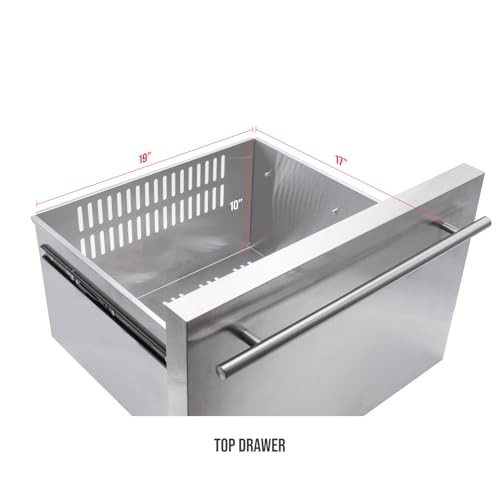 Image of Kegco Built-In Stainless Steel Commercial Two-Drawer Outdoor Refrigerator HK-24D-SS